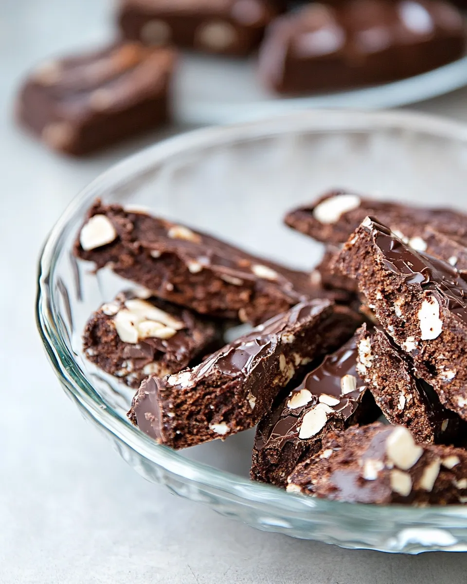 Easy Chocolate Biscotti Recipe shot