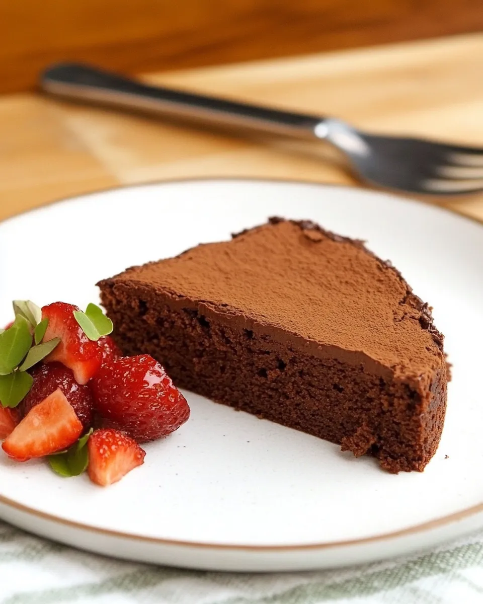 Homemade Chocolate Buckwheat Cake photo