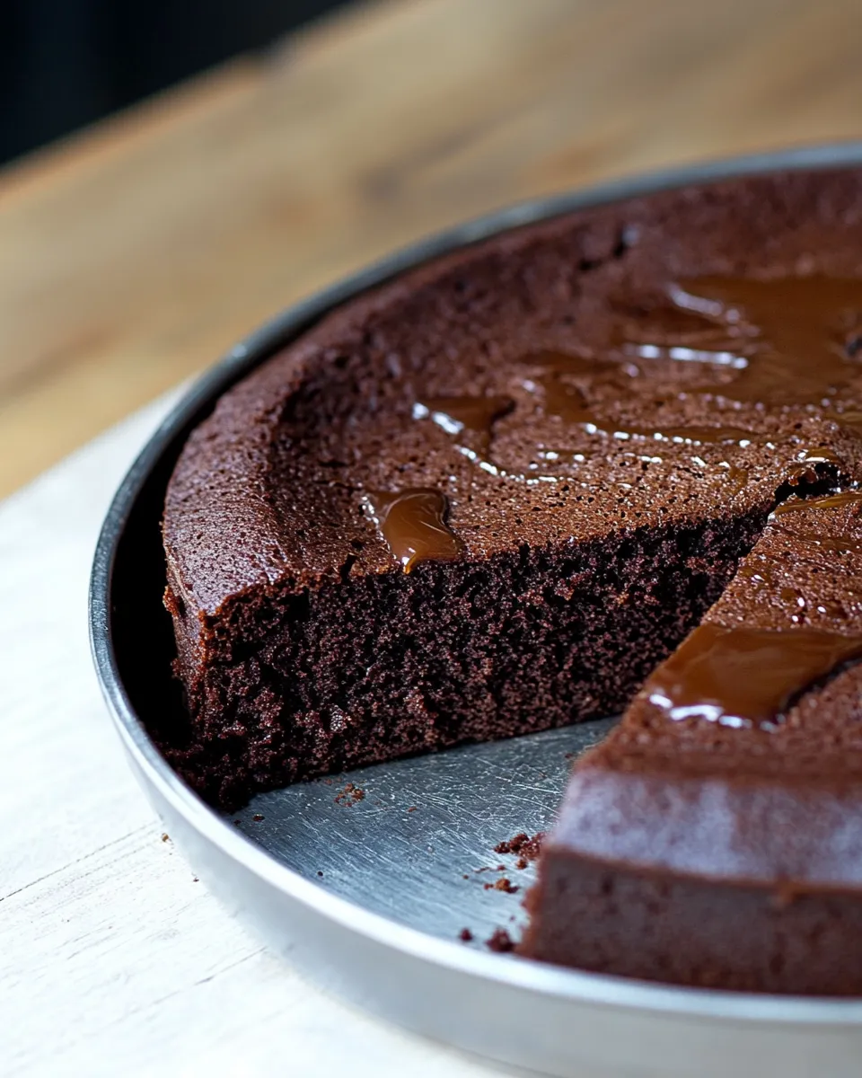 Easy Chocolate Caramel Cake recipe photo