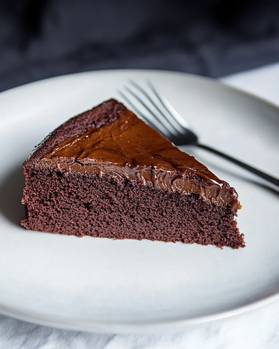 Delicious Chocolate Caramel Cake shot