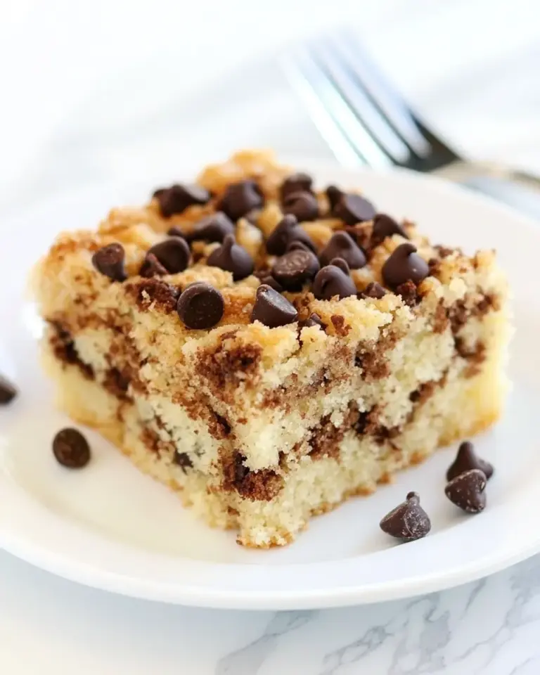 Homemade Chocolate Chip Coffee Cake photo