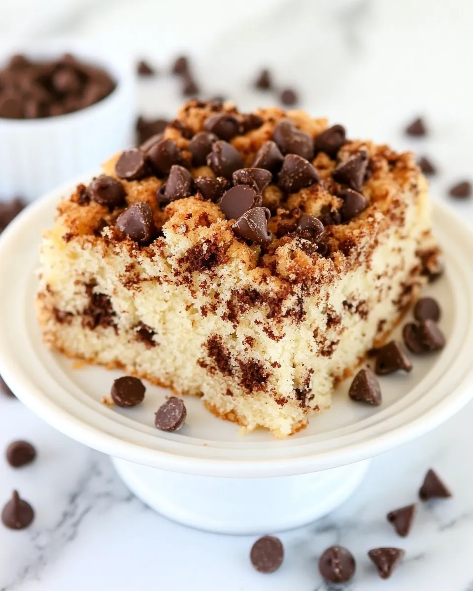 Easy Chocolate Chip Coffee Cake recipe photo