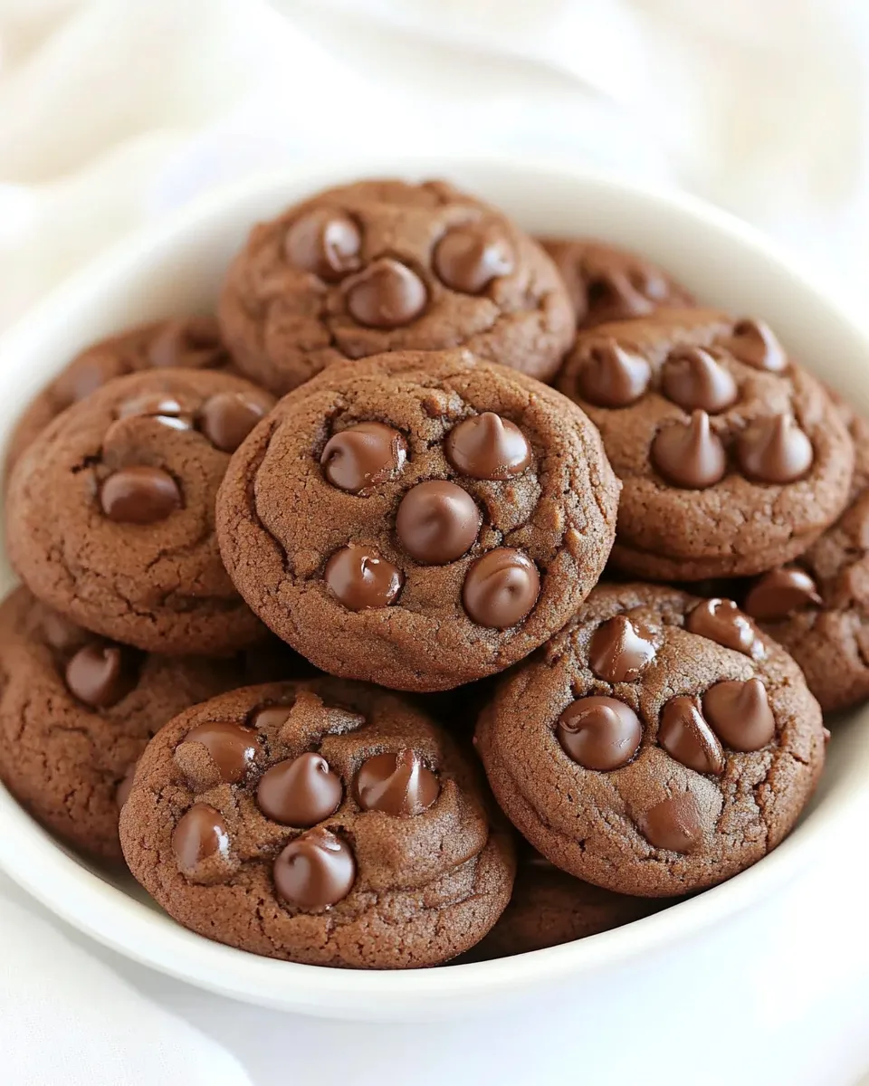 Classic Chocolate Chocolate Chip Pudding Cookies image
