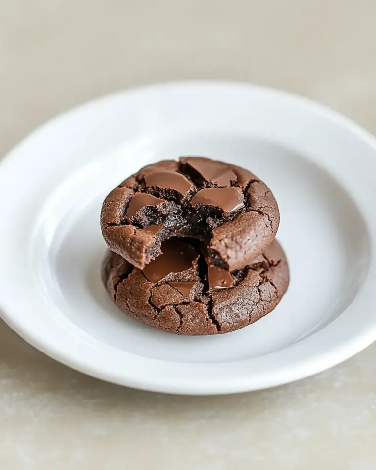 Homemade Chocolate Espresso Fudge Cookies photo
