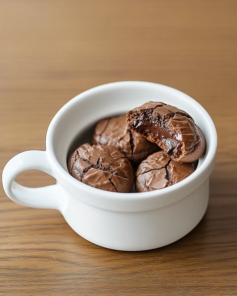 Classic Chocolate Espresso Fudge Cookies image