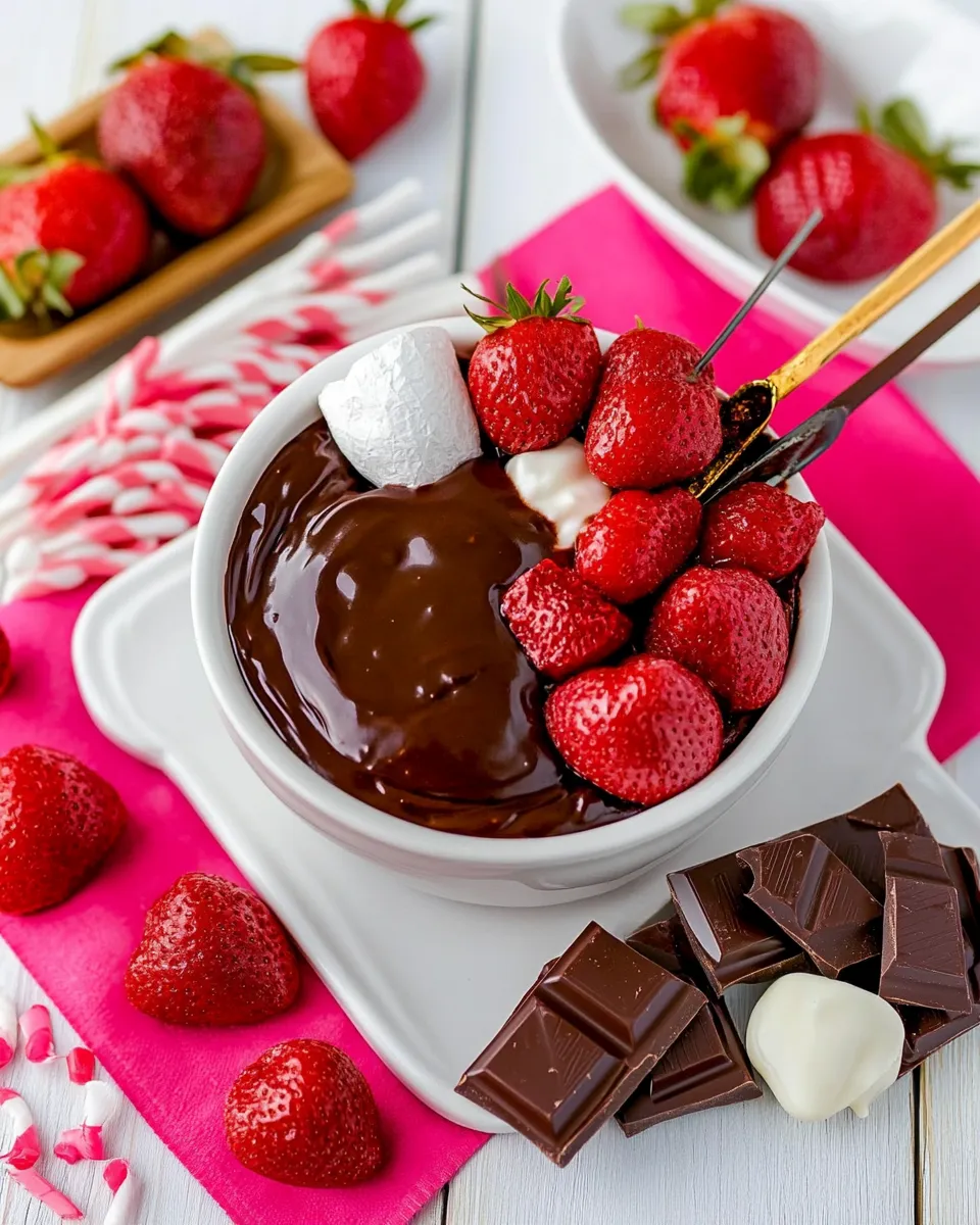 Classic Chocolate Fondue Recipe image