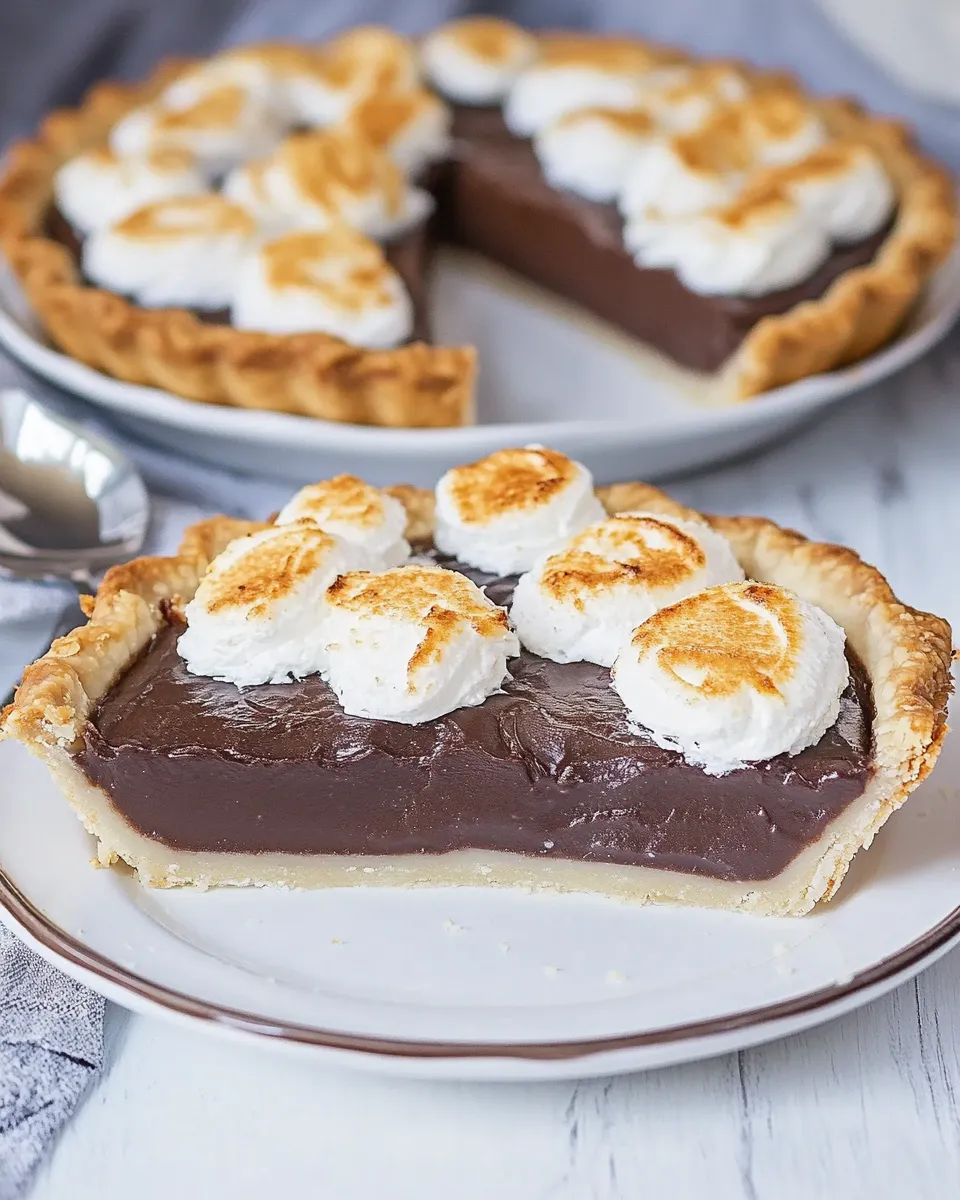 Classic Chocolate Macaroon Pie image