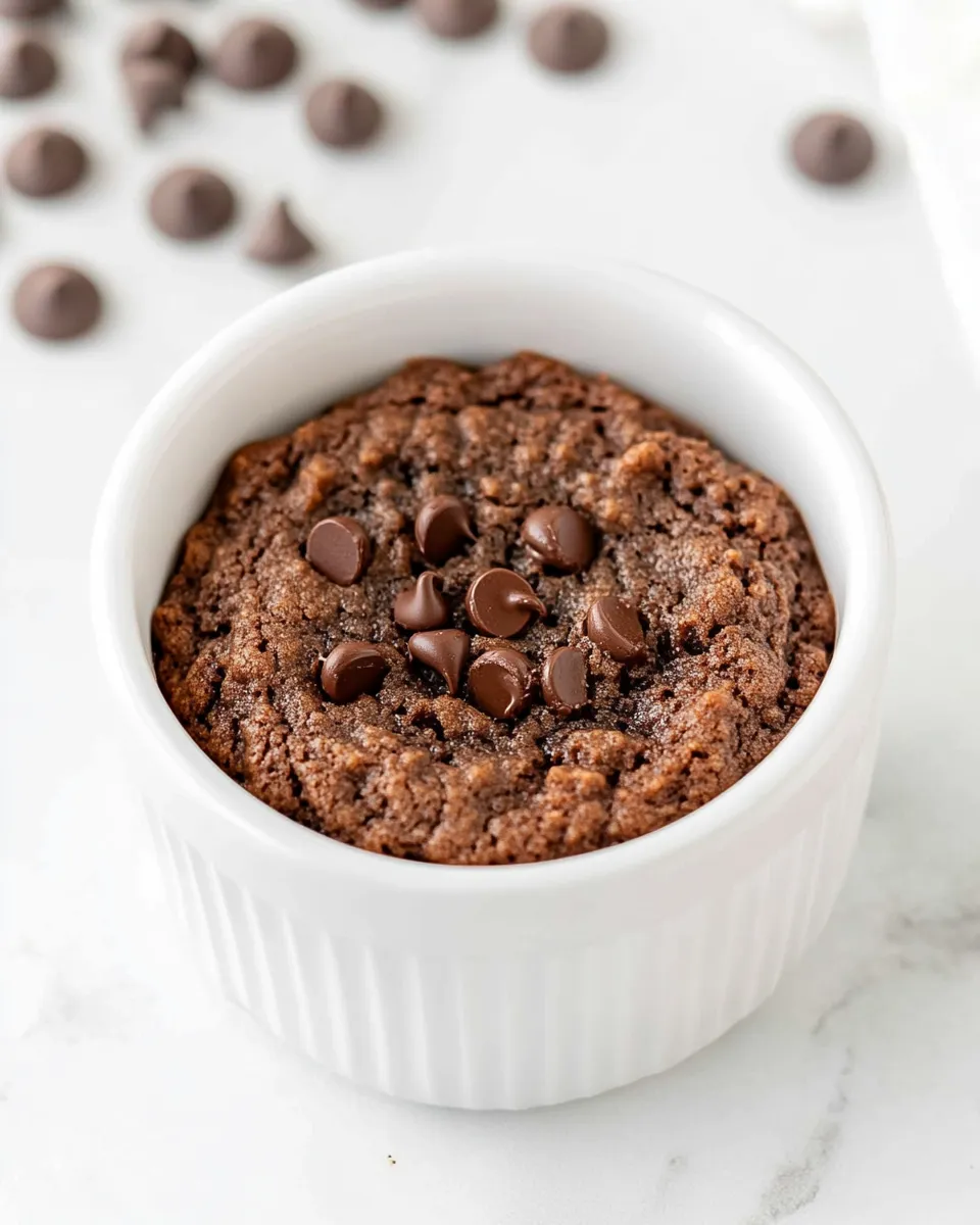 Delicious Chocolate Mug Cookie Recipe shot