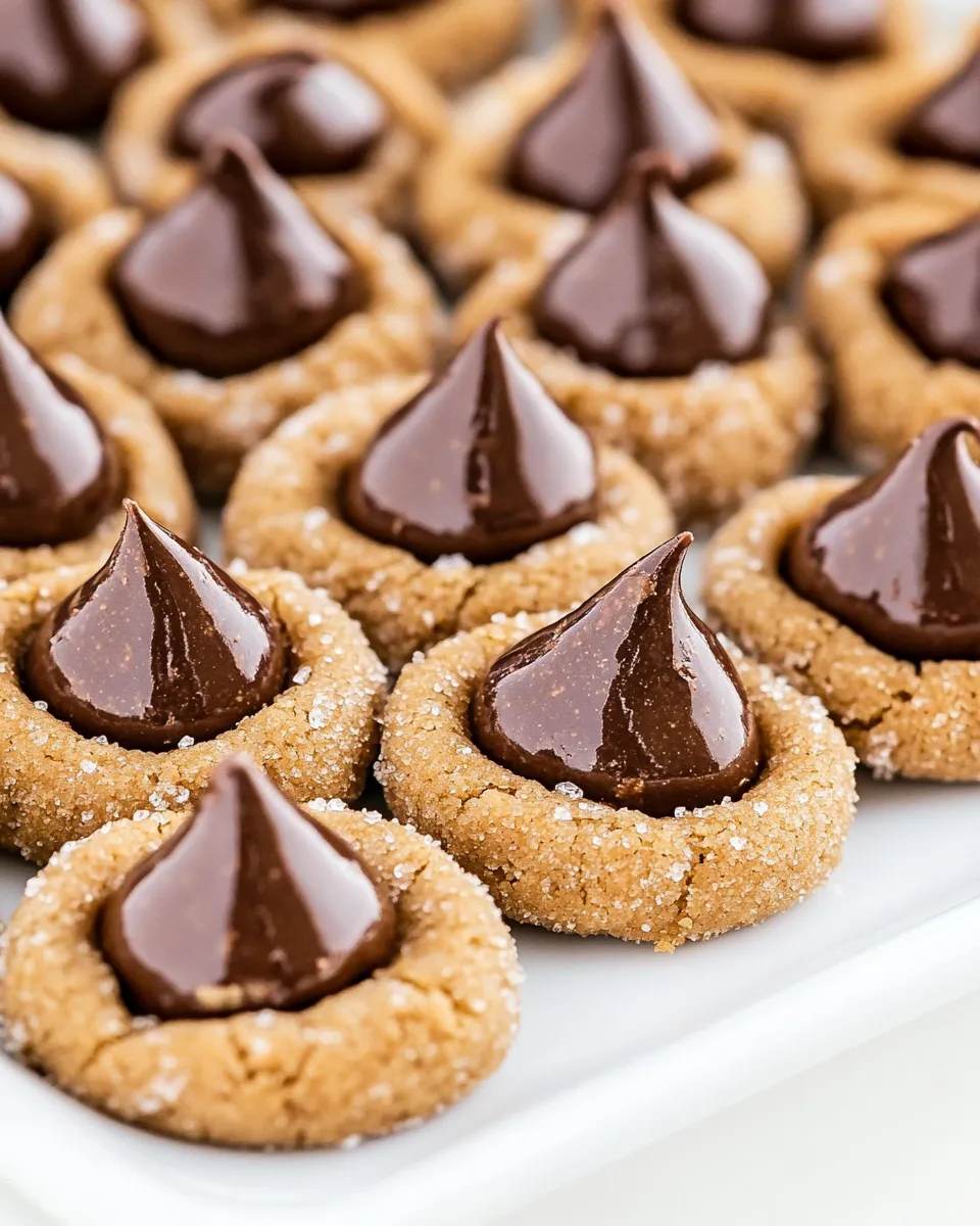 Classic Chocolate Peanut Butter Blossoms image