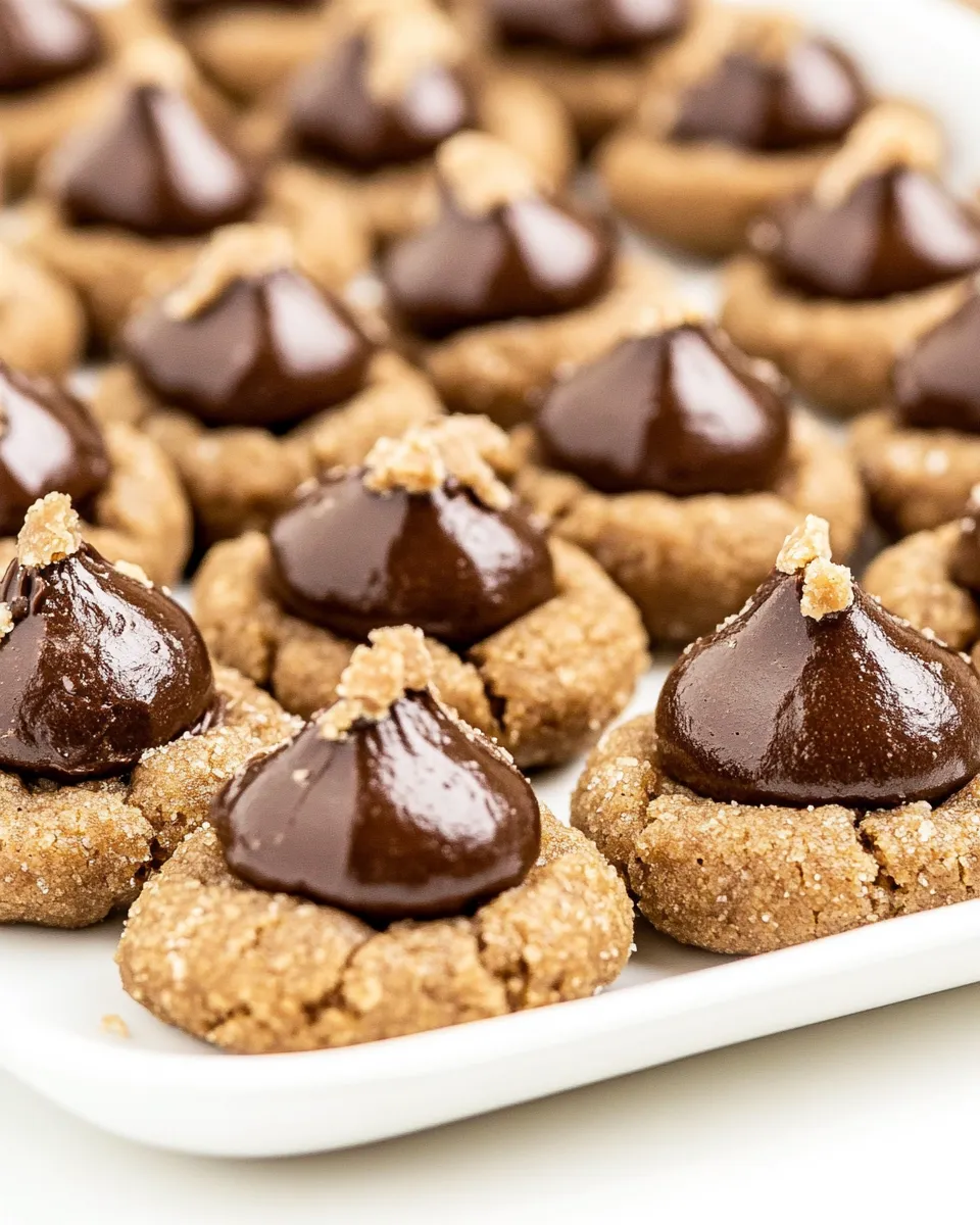 Easy Chocolate Peanut Butter Blossoms recipe photo