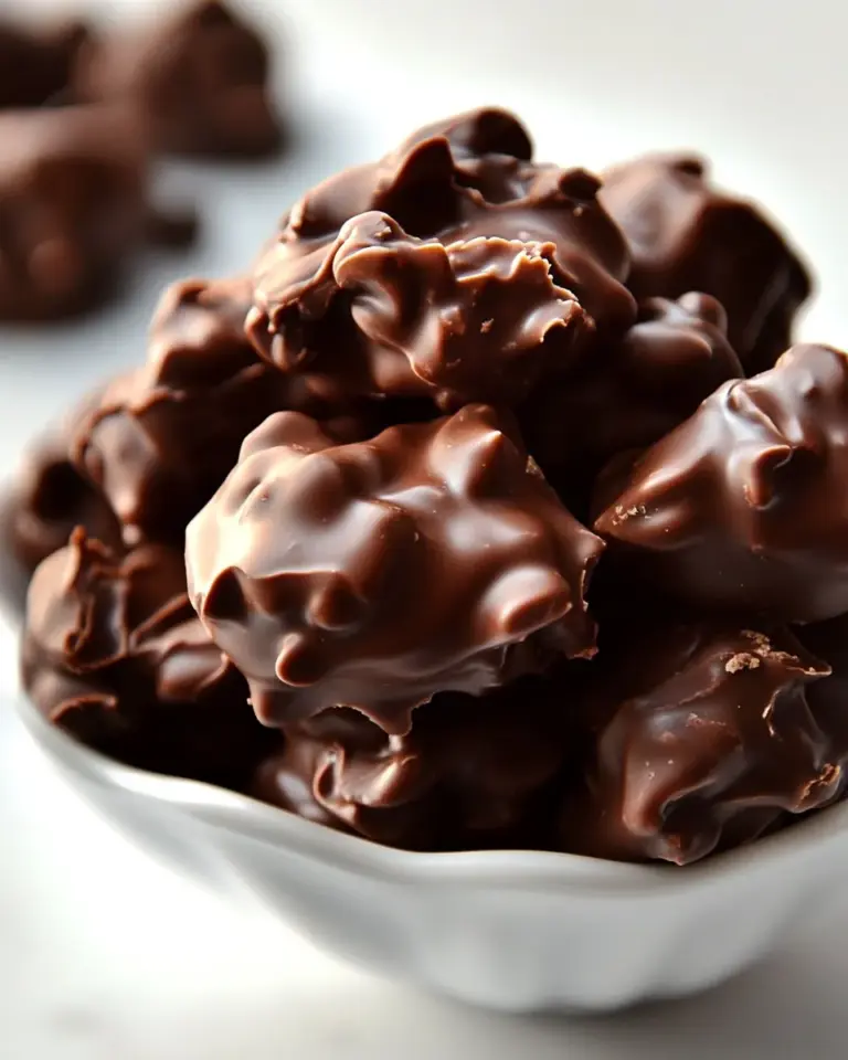 Homemade Chocolate Peanut Butter Clusters Recipe photo