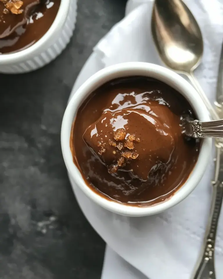 Homemade Chocolate Pots de Creme photo