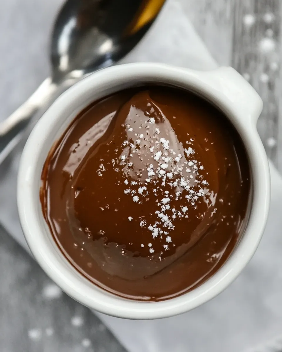 Classic Chocolate Pots de Creme recipe photo