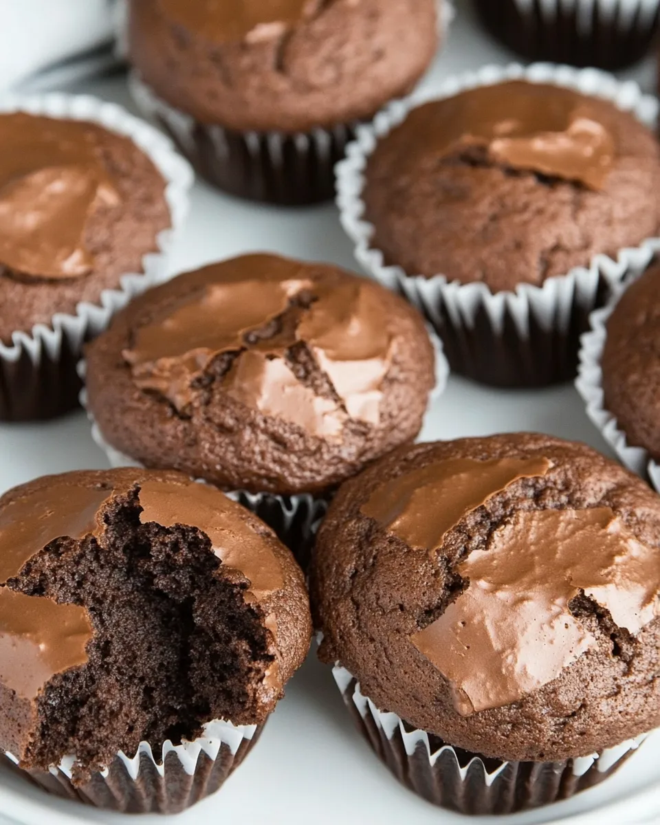Homemade Chocolate Protein Muffins photo