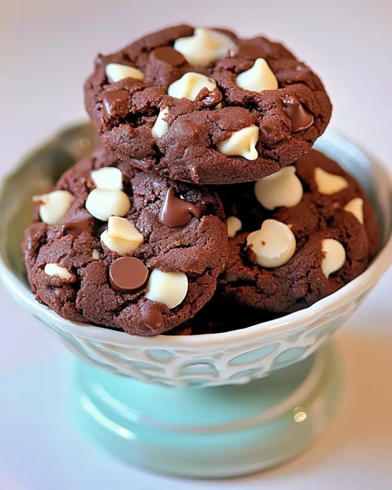 Homemade Chocolate White Chocolate Chip Cookies photo