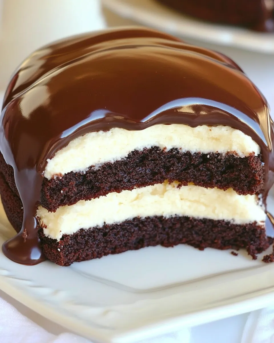 Homemade Chocolate Whoopie Pie Cake photo