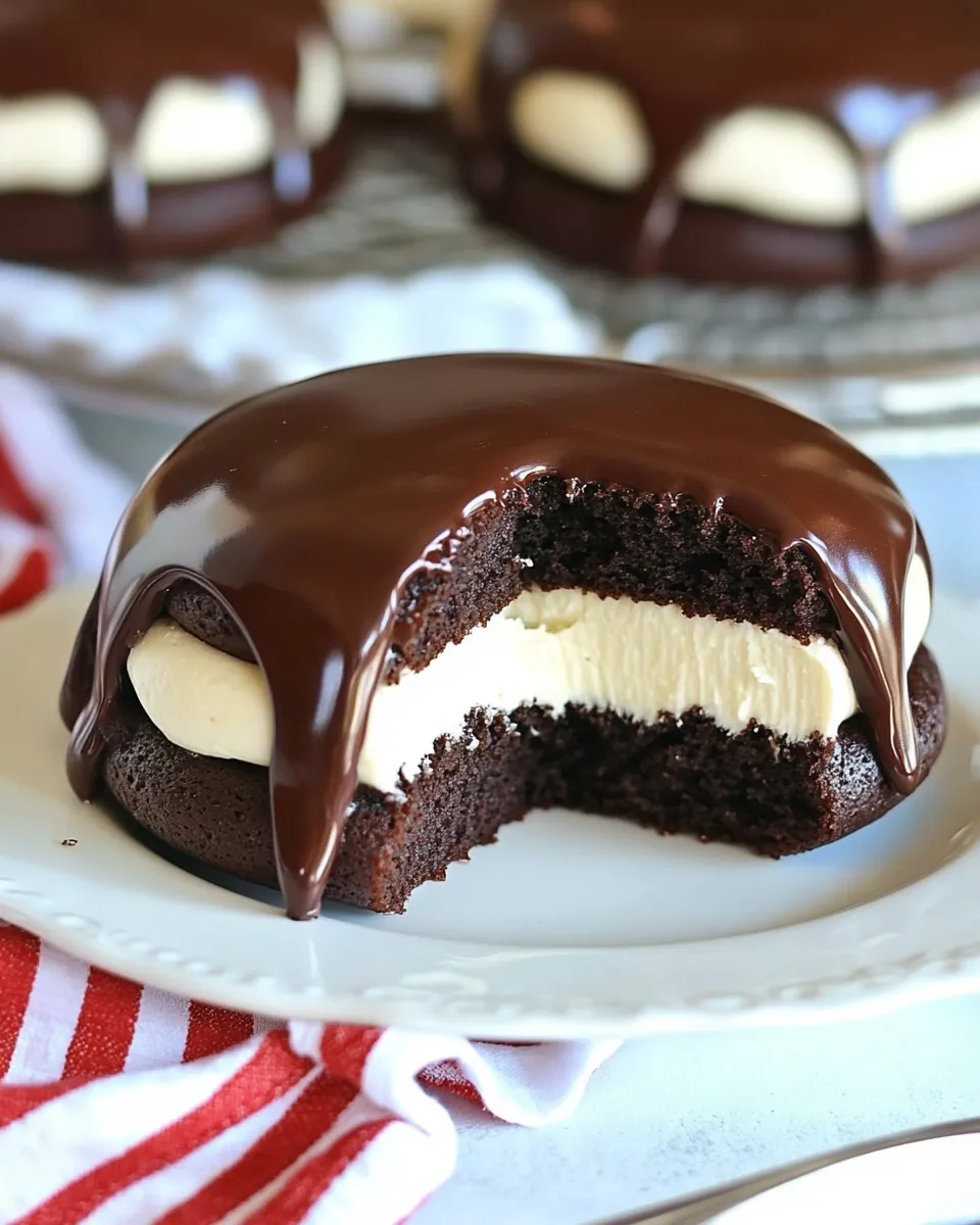 Easy Chocolate Whoopie Pie Cake recipe photo