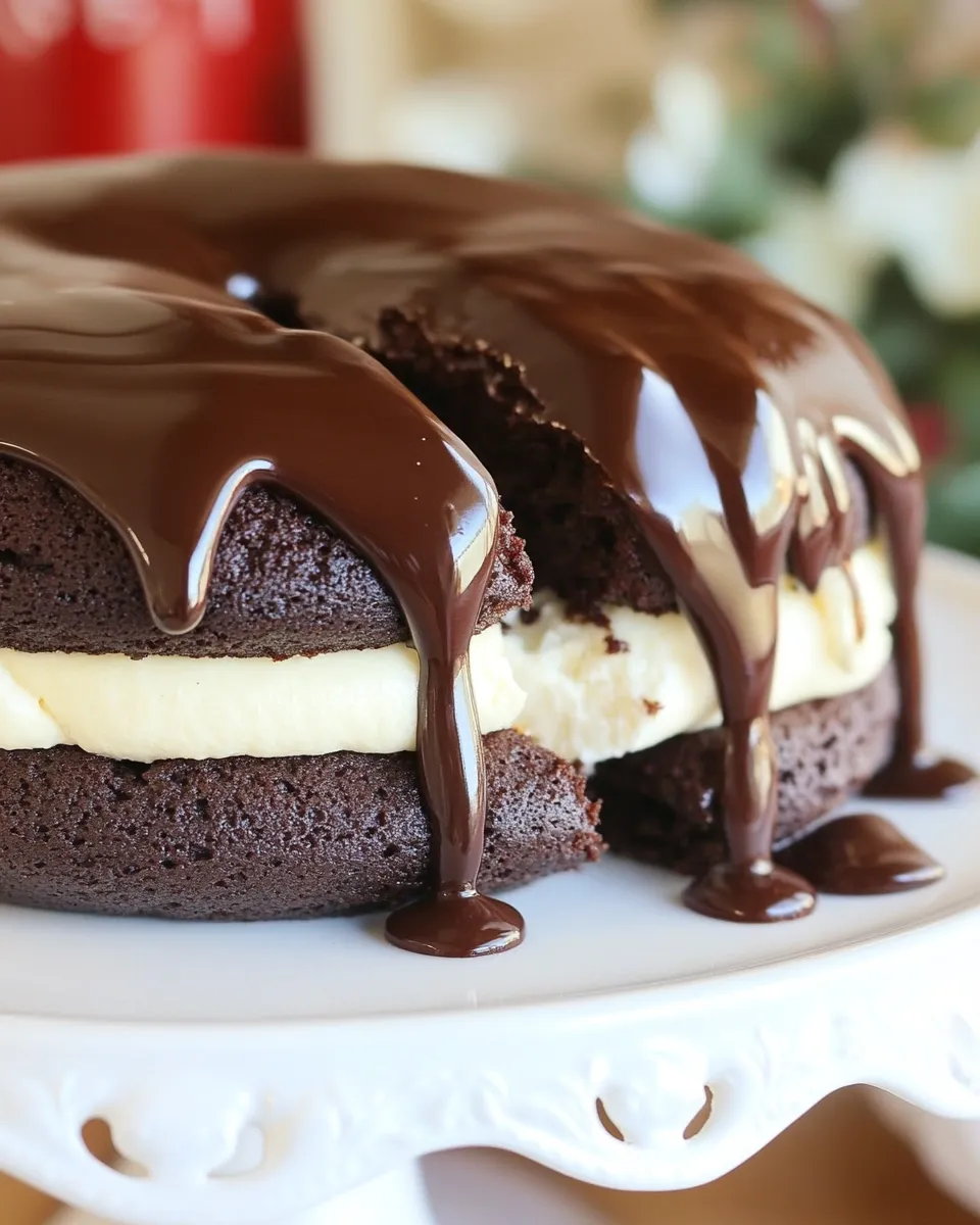 Delicious Chocolate Whoopie Pie Cake shot