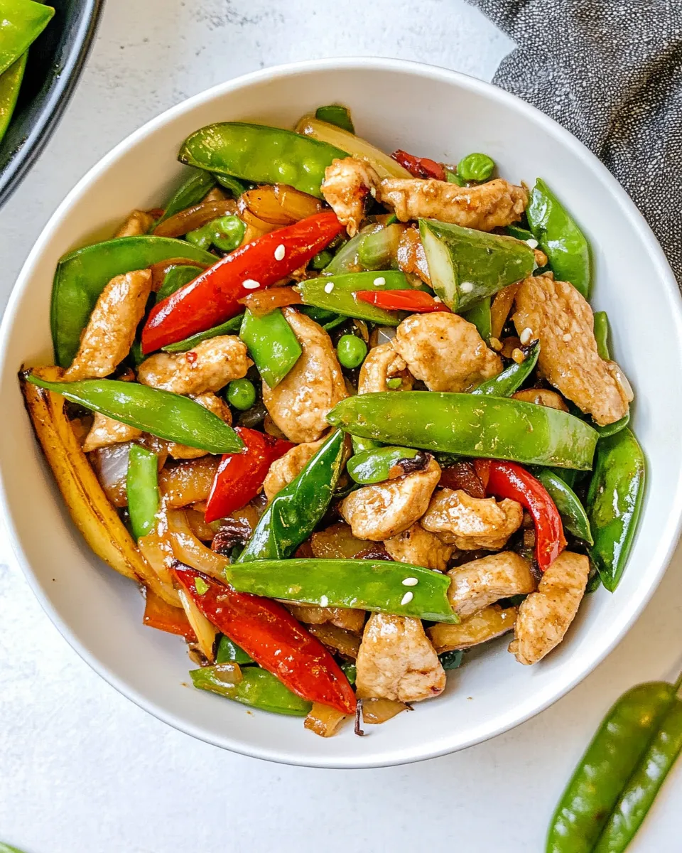 Delicious Chop Suey Stir Fry shot
