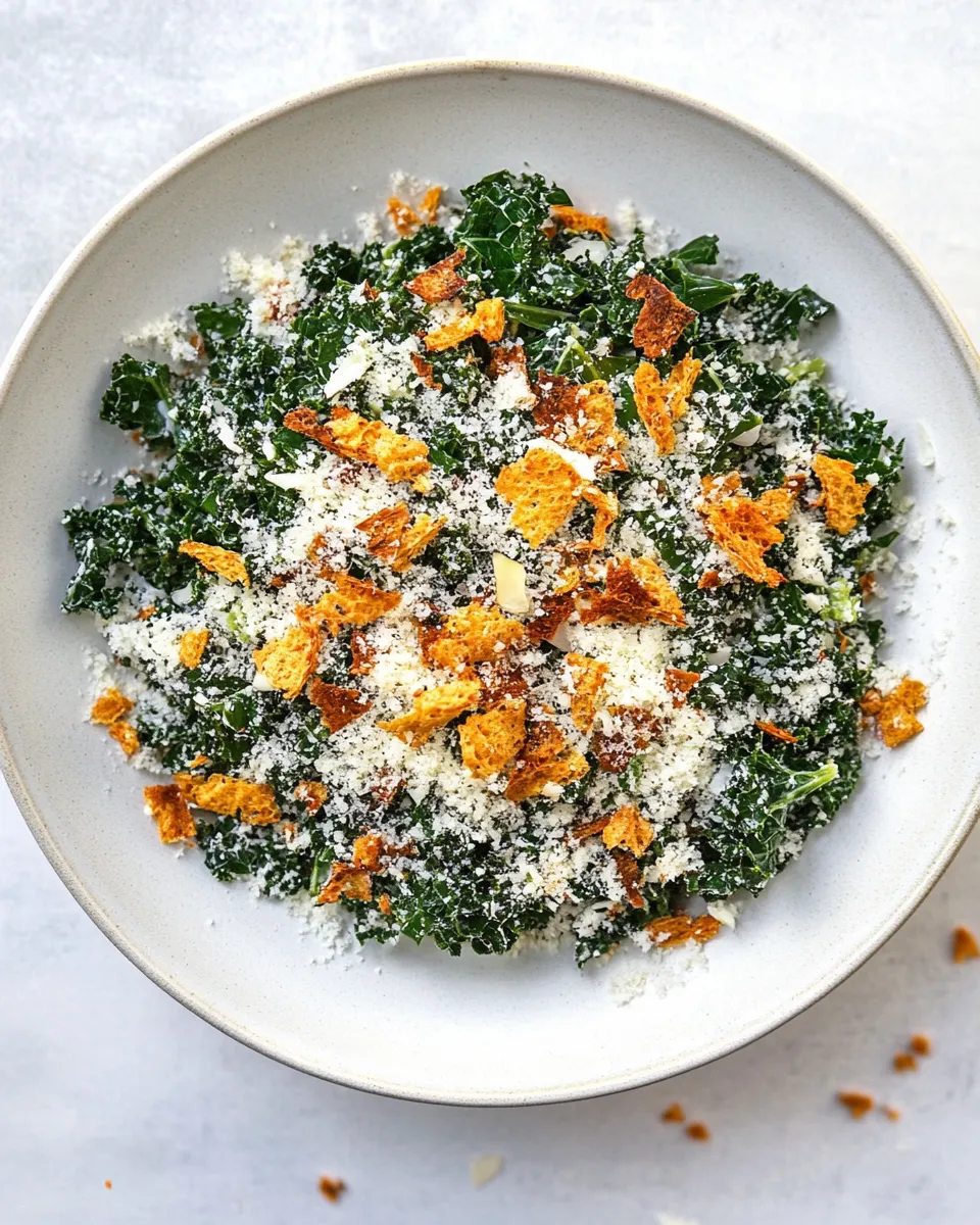 Easy Chopped Kale Caesar Salad photo