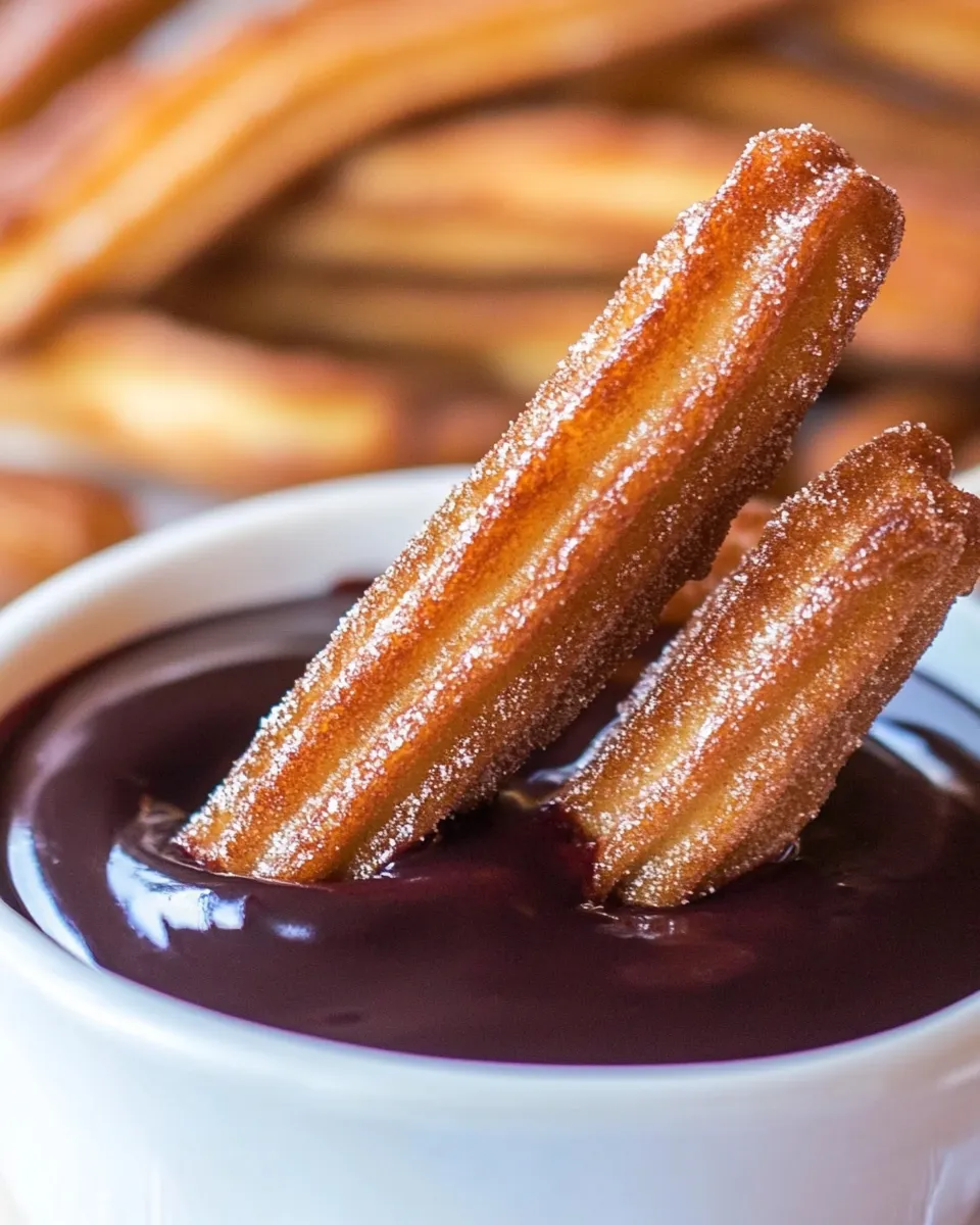 Easy Churros Recipe shot