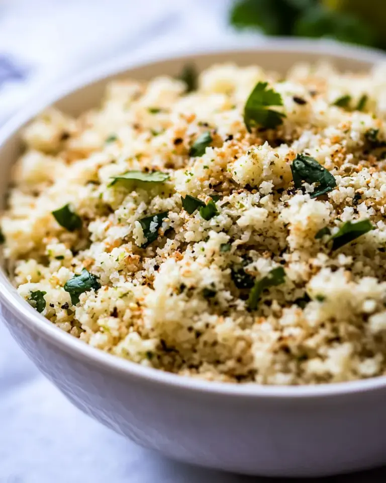 Homemade Cilantro Lime Cauliflower Rice photo