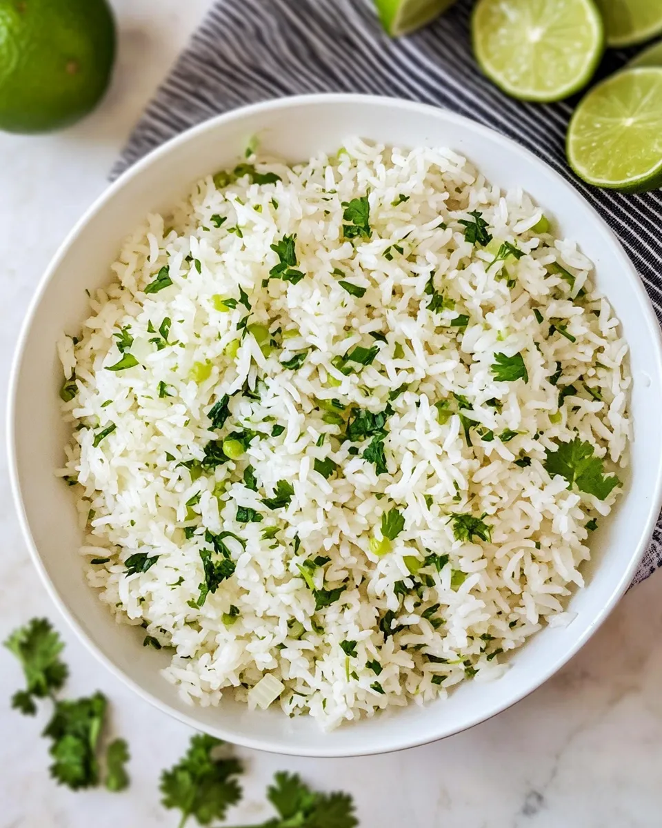 Homemade Cilantro Lime Rice Recipe photo