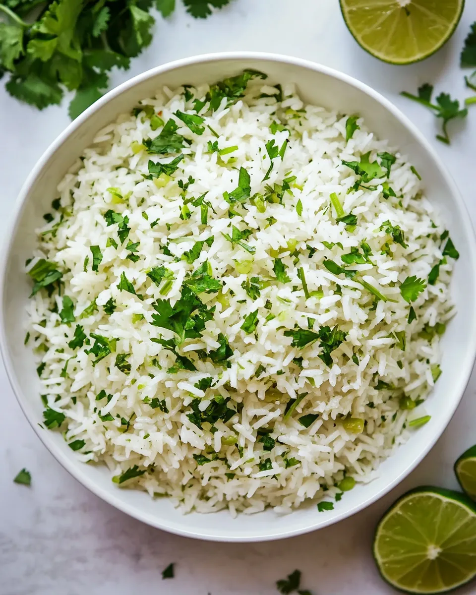 Delicious Cilantro Lime Rice Recipe image