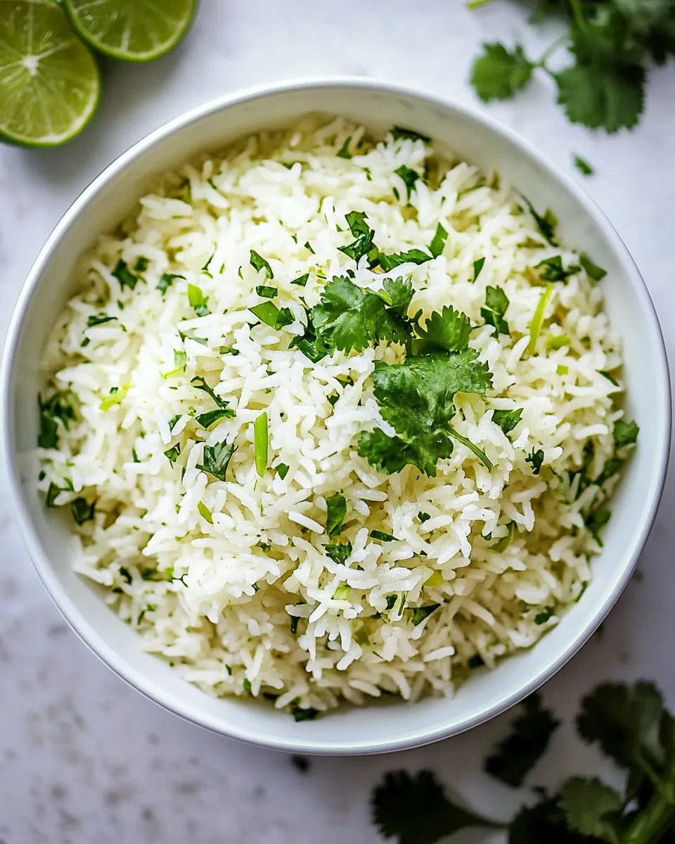 Fresh Cilantro Lime Rice Recipe recipe photo
