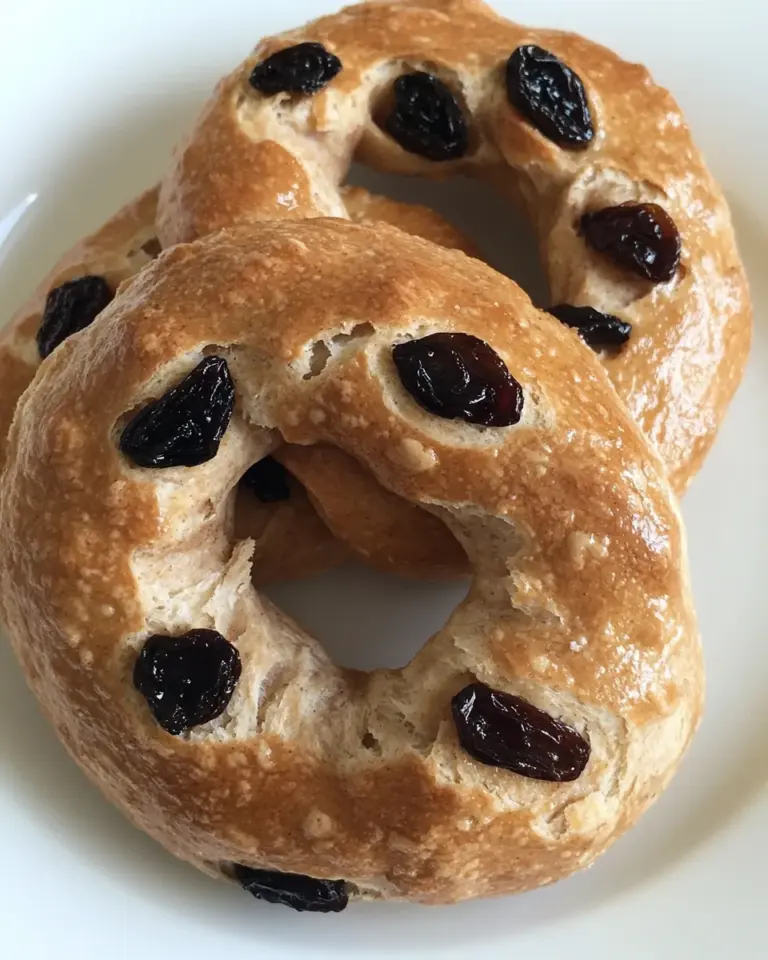 Homemade Cinnamon Raisin Bagels photo