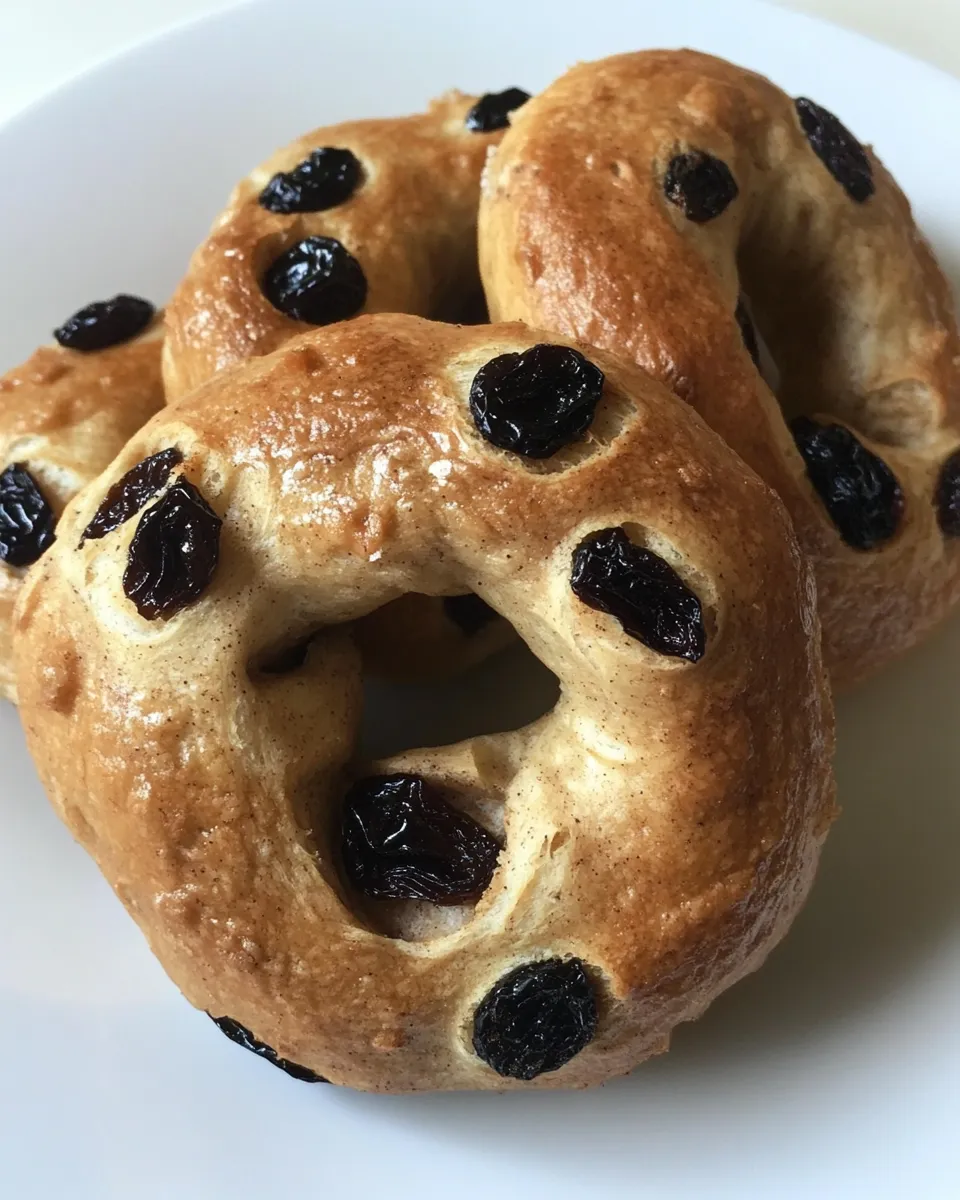 Easy Cinnamon Raisin Bagels recipe photo