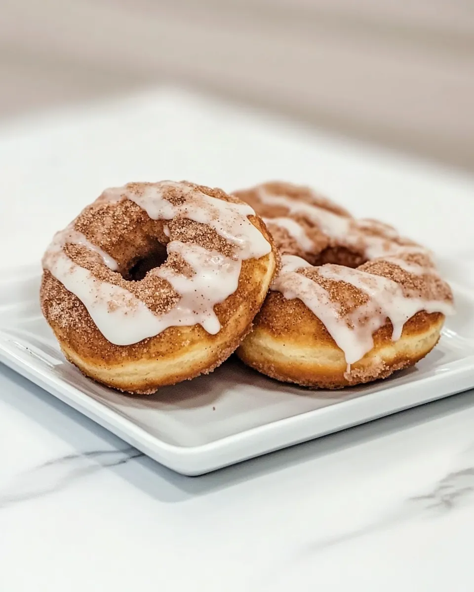 Homemade Cinnamon Roll Donuts photo