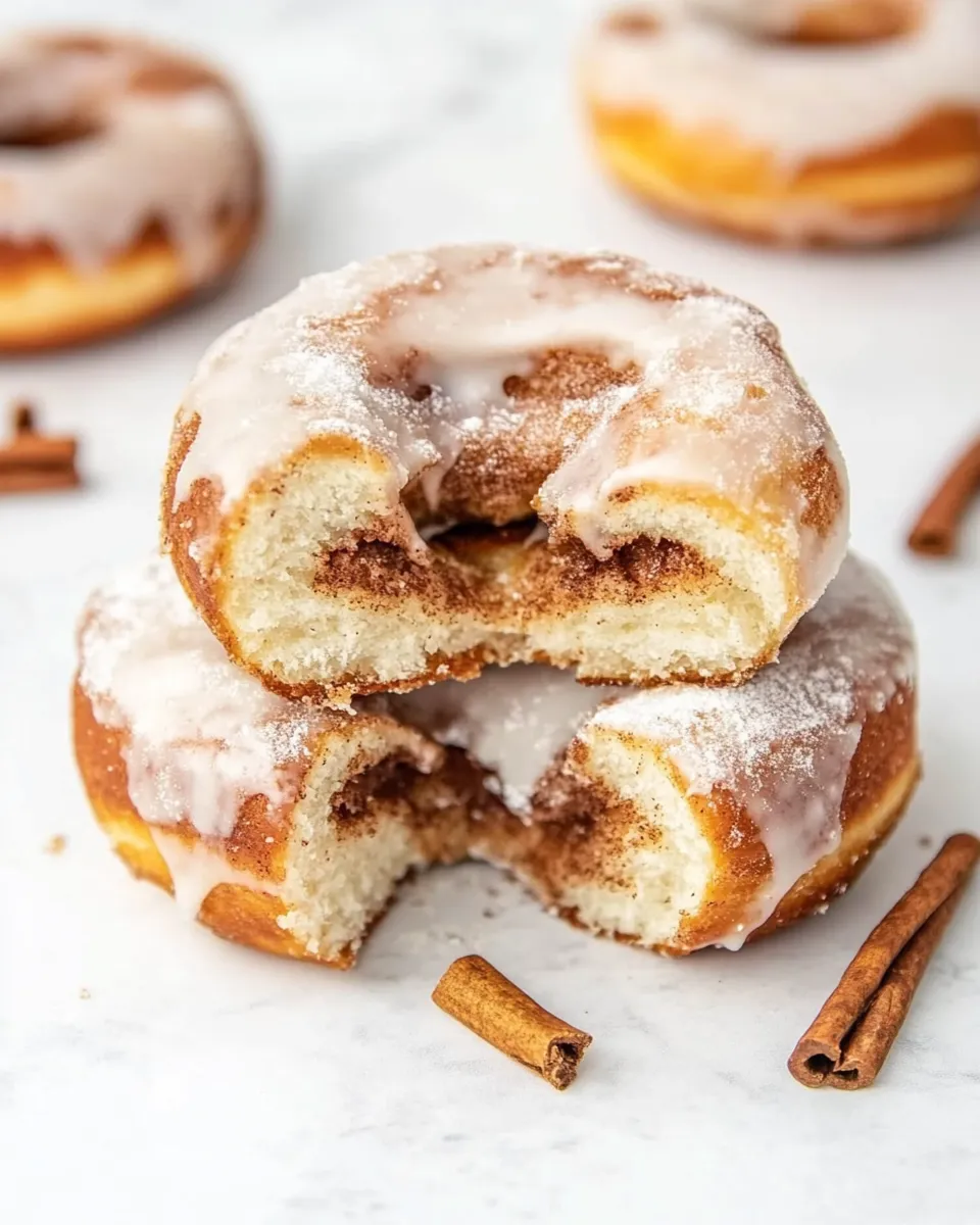 Easy Cinnamon Roll Donuts recipe photo