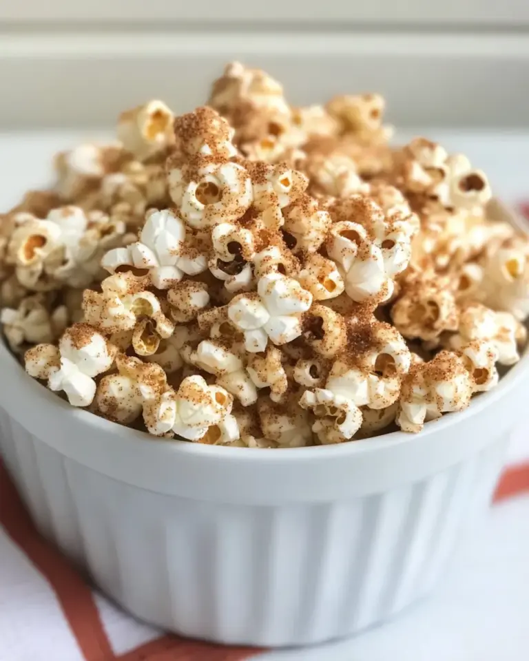 Homemade Cinnamon Sugar Popcorn photo