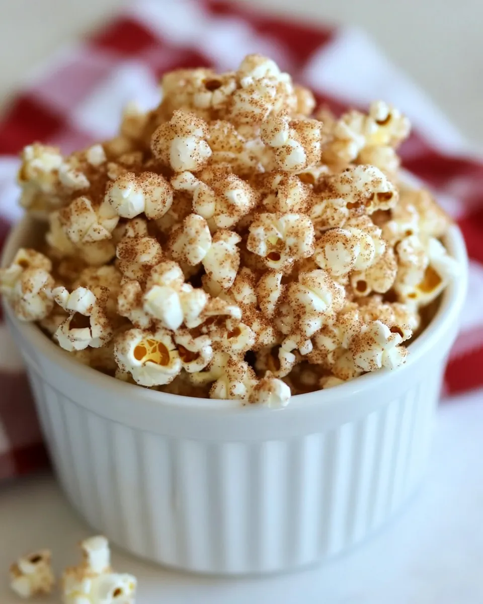 Classic Cinnamon Sugar Popcorn image
