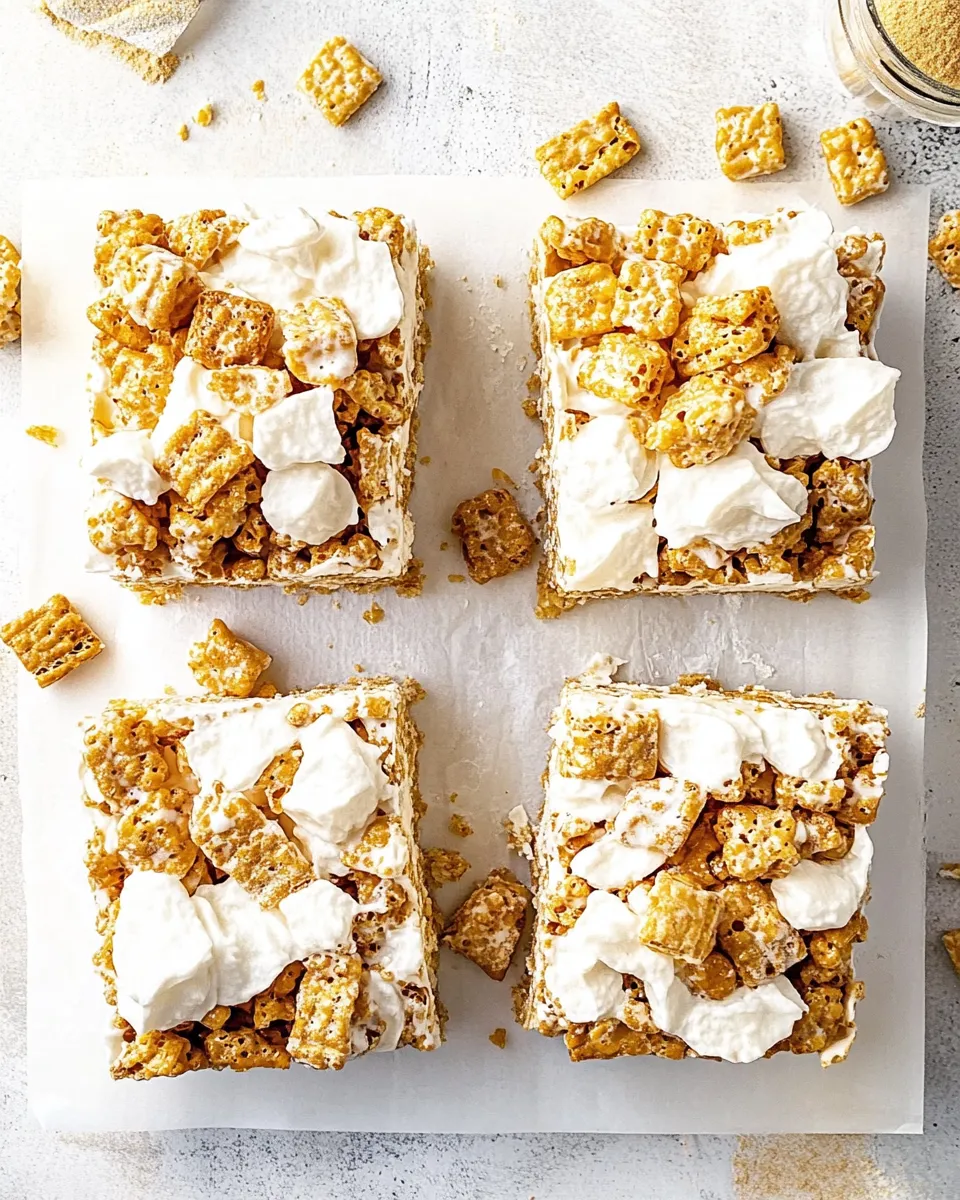 Homemade Cinnamon Toast Crunch Rice Krispie Treats photo