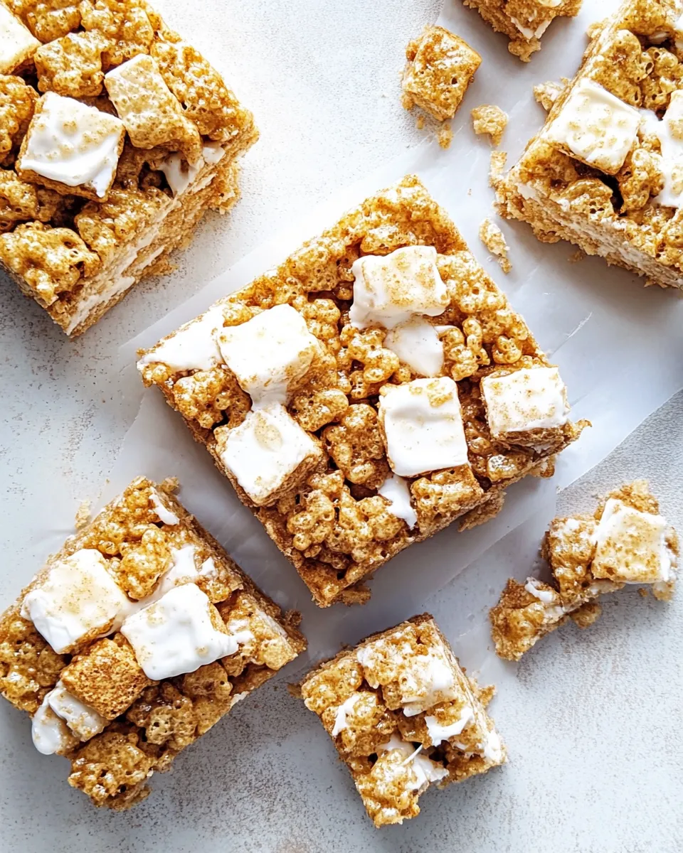 Easy Cinnamon Toast Crunch Rice Krispie Treats recipe photo