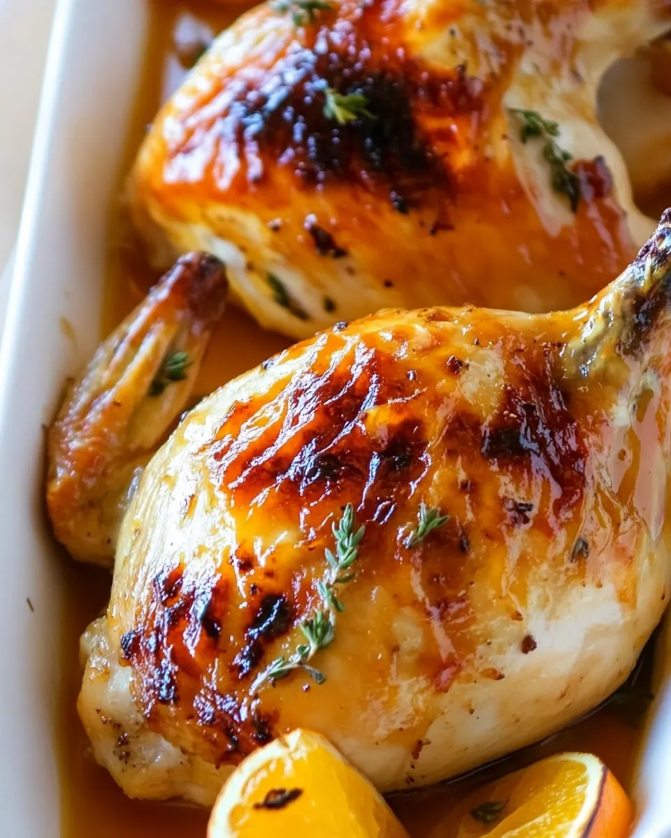 Easy Citrus Glazed Roast Chicken recipe photo