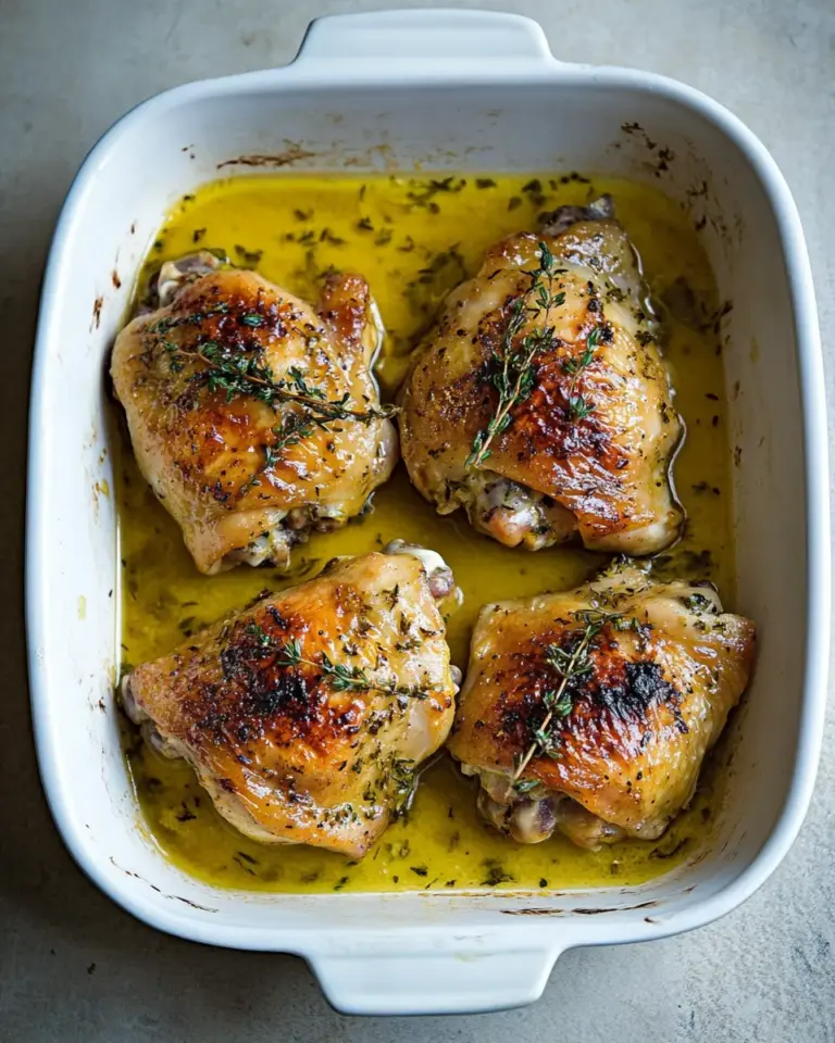 Homemade Citrus Herb Roasted Chicken Thighs photo