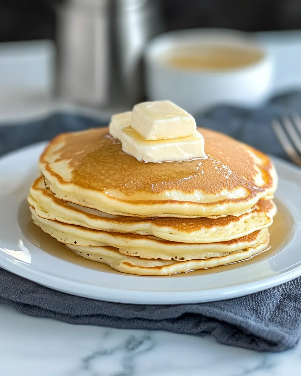 Quick Classic Buttermilk Pancakes shot