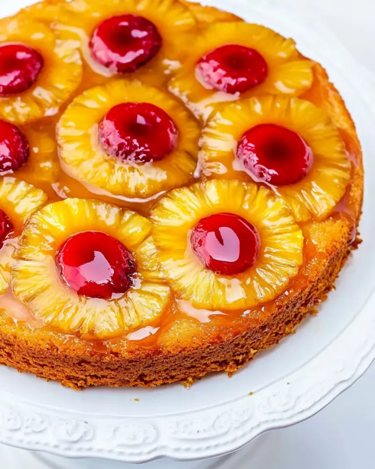 Homemade Classic Pineapple Upside-Down Cake photo