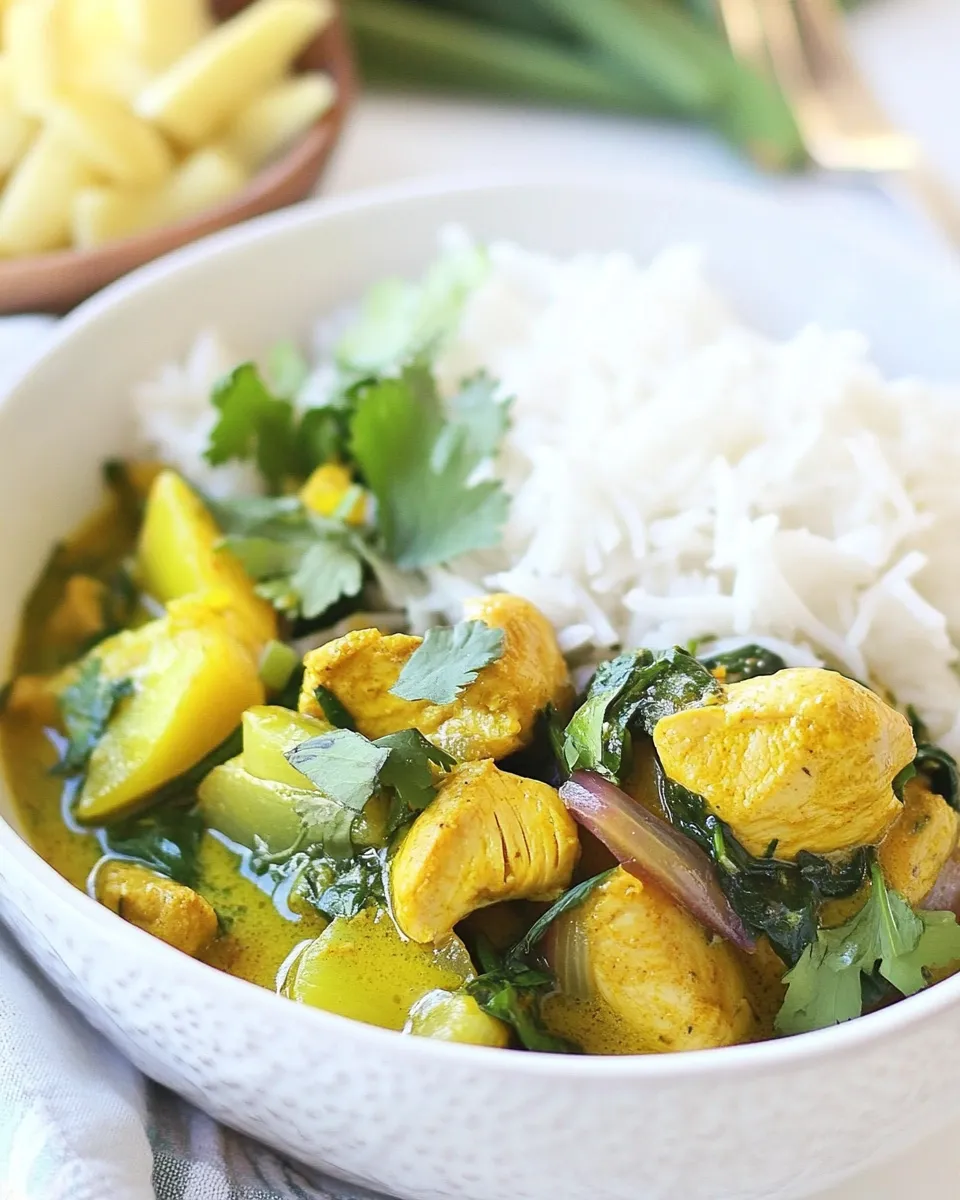 Homemade Coconut Chicken Curry photo