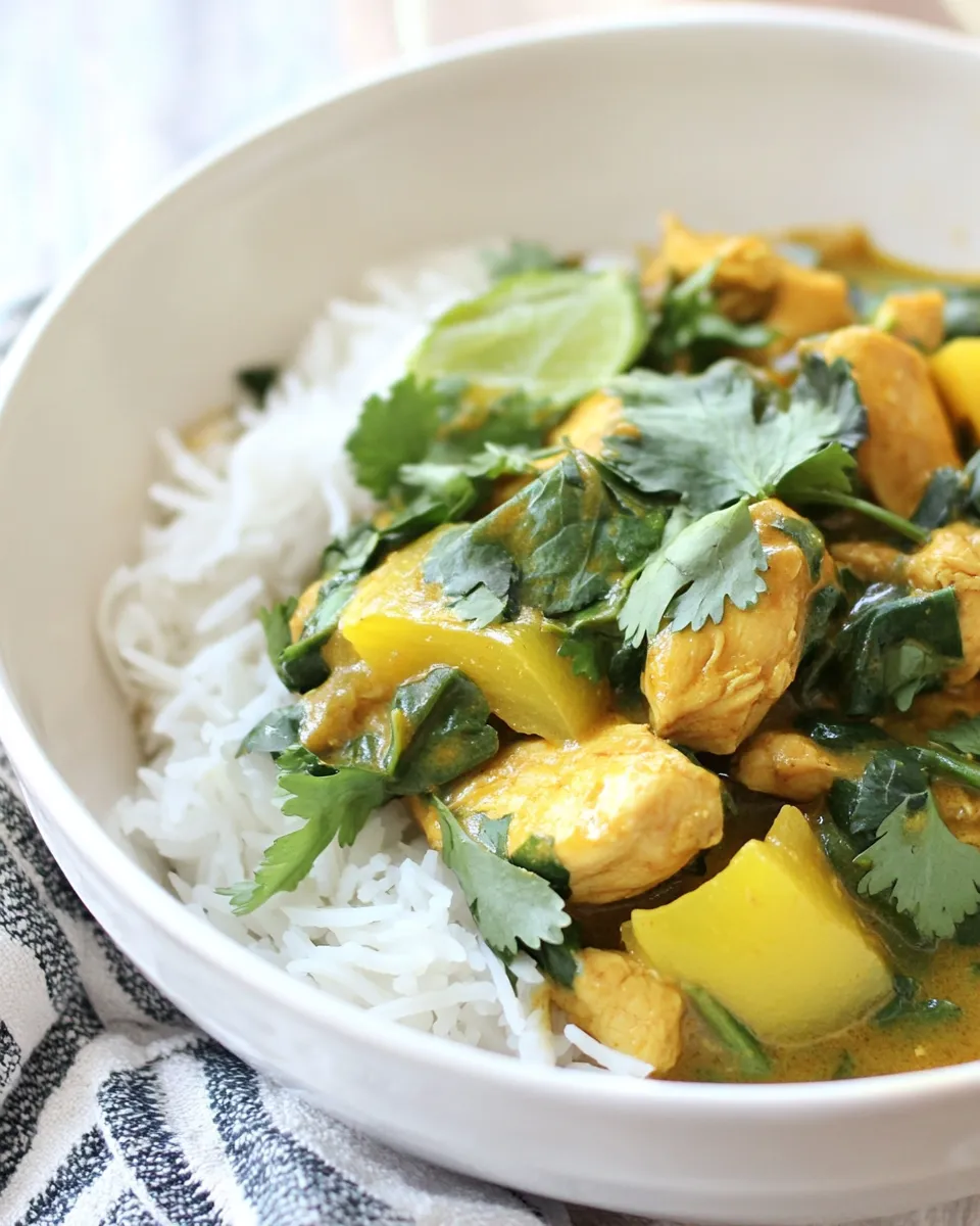 Easy Coconut Chicken Curry recipe photo