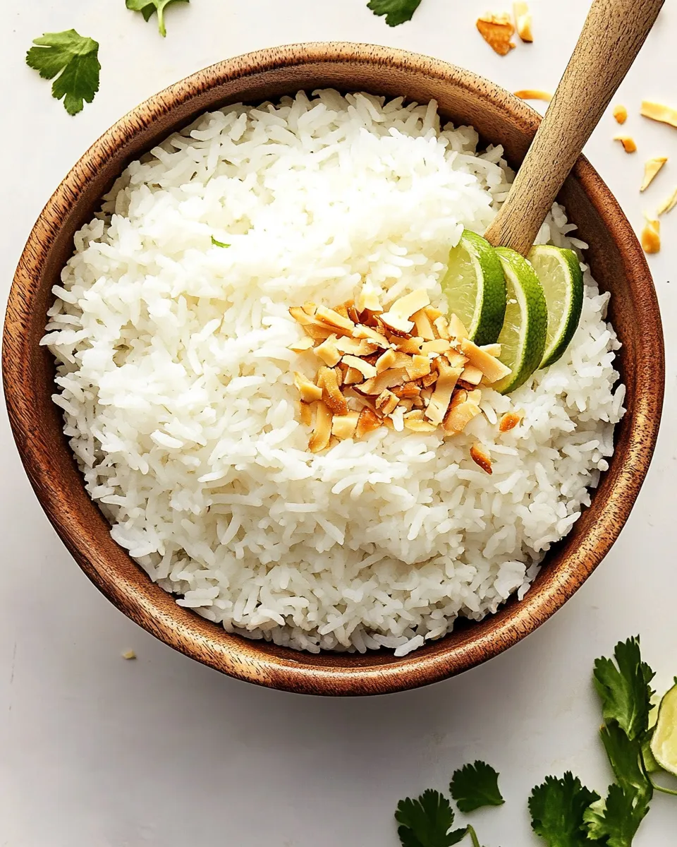 Delicious Coconut Rice shot