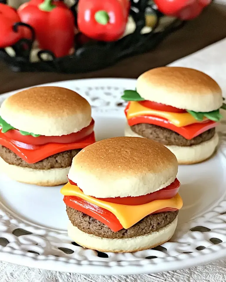 Homemade Cookie Sliders That Look Just Like Mini Cheeseburgers! photo