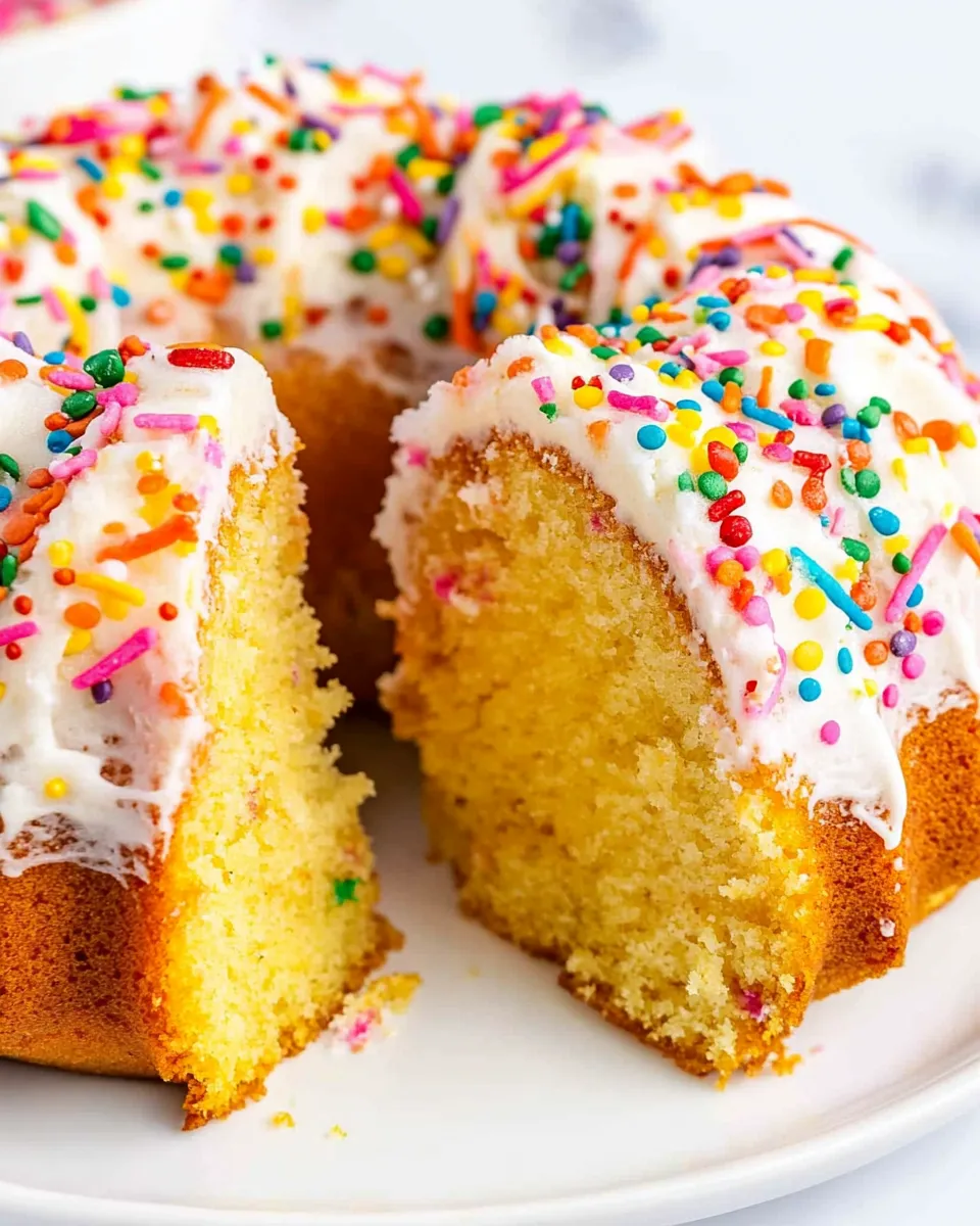 Classic Copycat Birthday Bundt Cake image