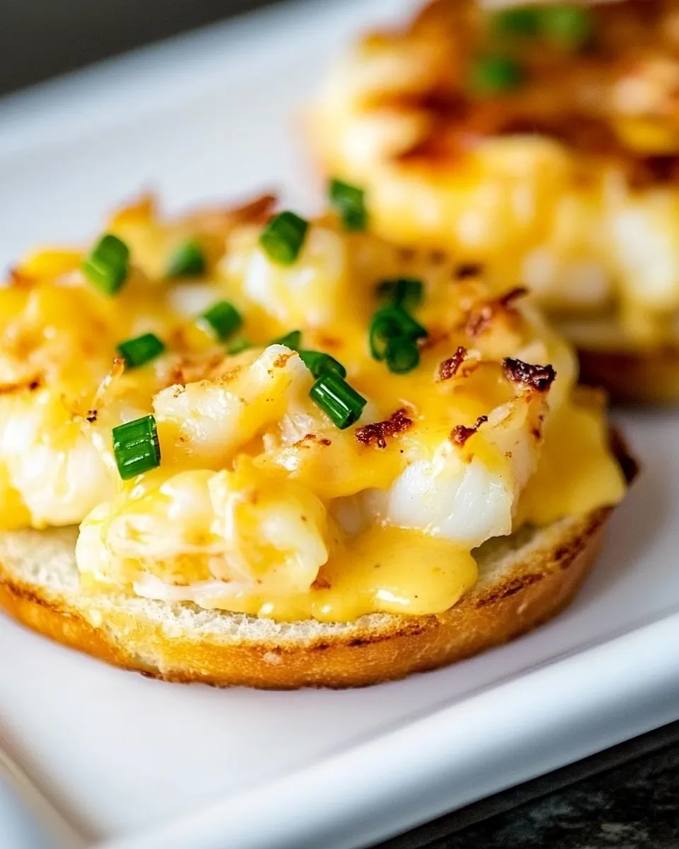 Easy Crab Melts food shot