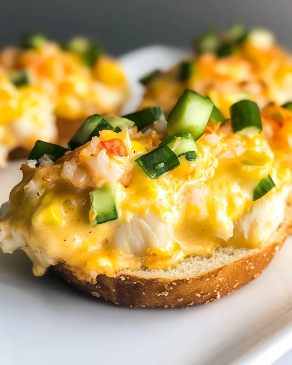 Delicious Crab Melts dish photo