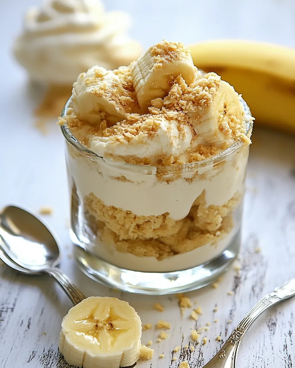 Delicious Cracker Barrel Banana Pudding shot