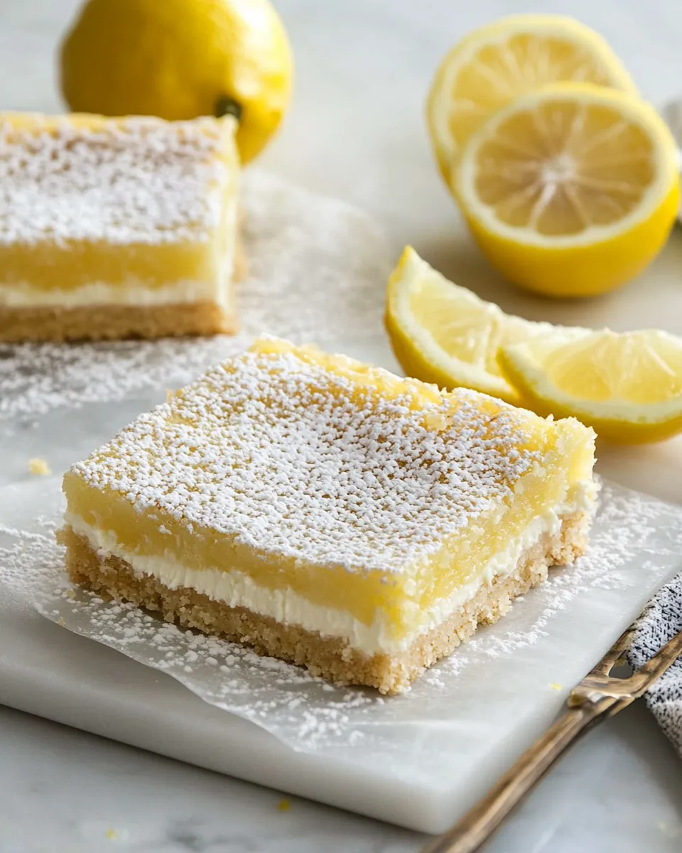 Classic Cream Cheese Lemon Bars image
